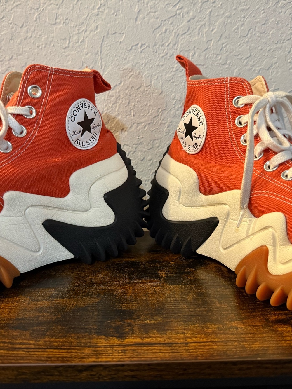 Converse Run Star Motion Platform High Color Mantra Orange Men's 6.5 Womens 8 - Picture 9 of 12